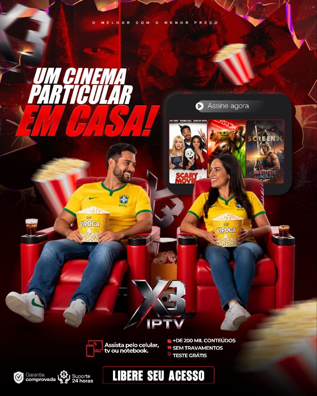Cinema em Casa (Casal)